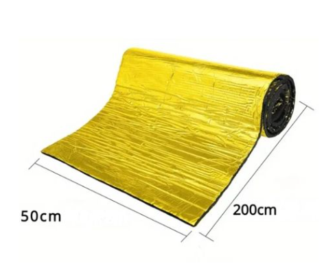 Echo-Less Car Soundproofing & Thermal Insulation Sheet Gold