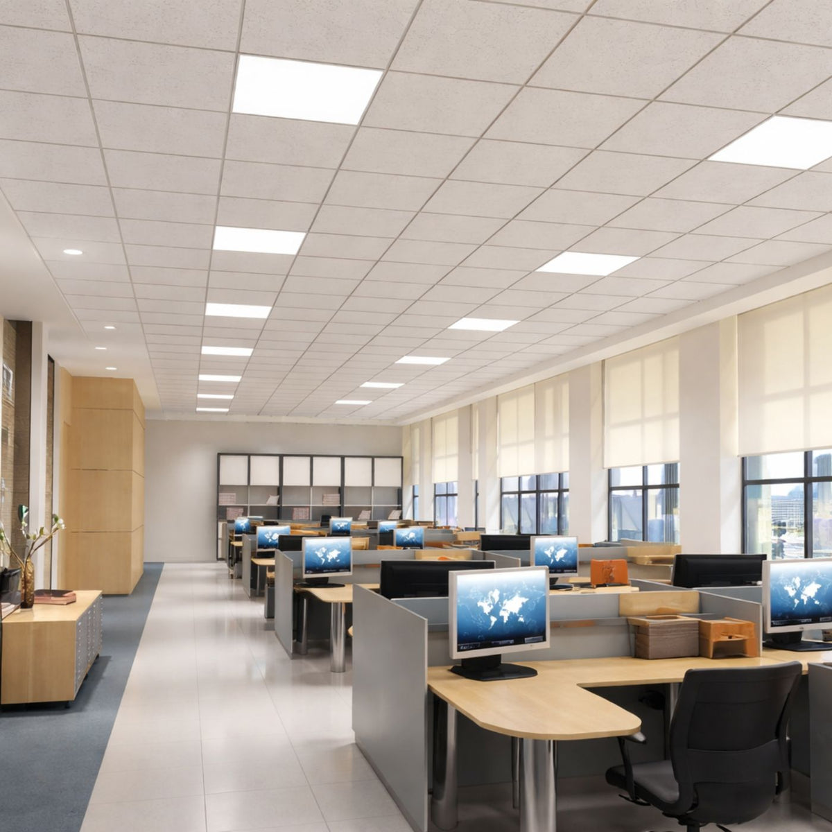 Mineral Fibre Acoustic Ceiling Panels 1200x600mm | Echo-Less – Echo ...