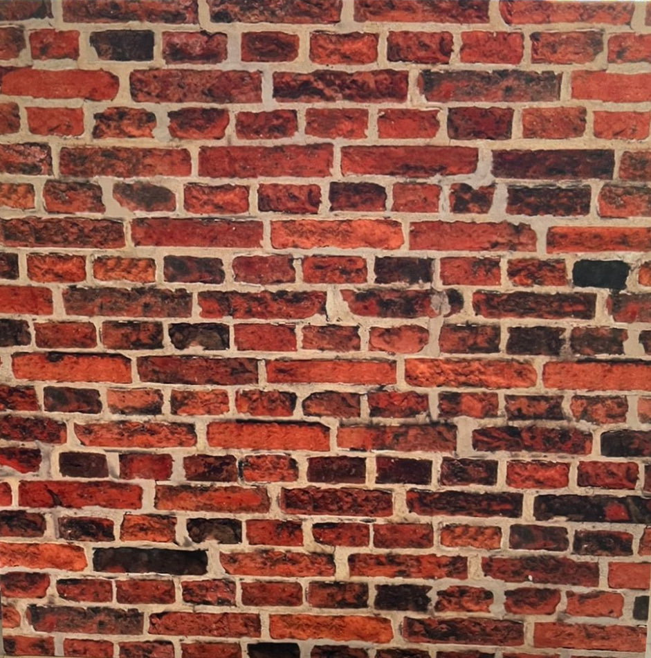 Custom Brick Print Acoustic Polyester Fibre Panels (120×120×0.9cm)