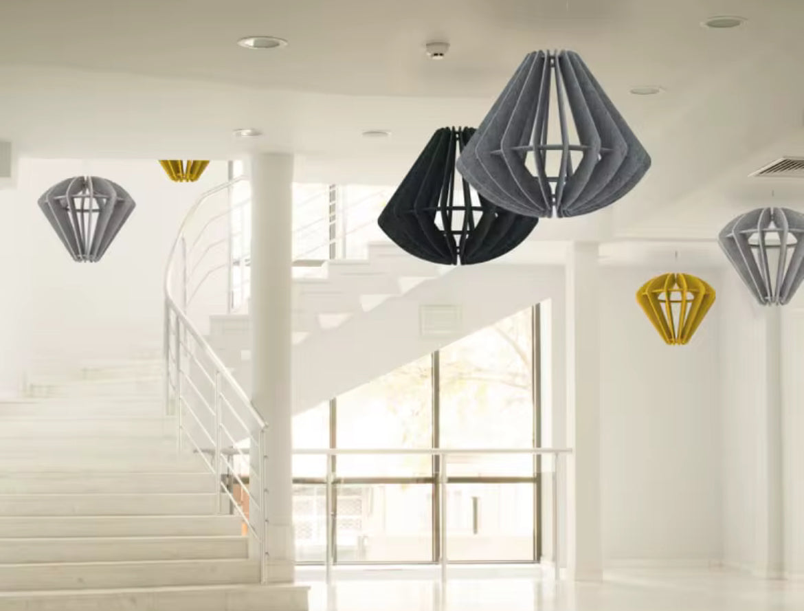 Acoustic Ceiling Baffle Creative Cut Outs
