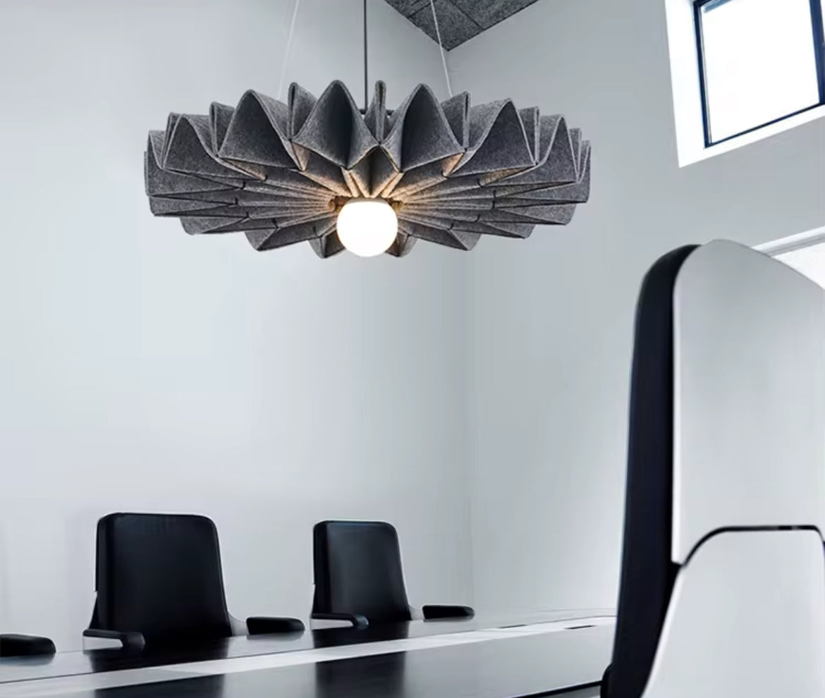 Circular Wedge Acoustic Chandelier