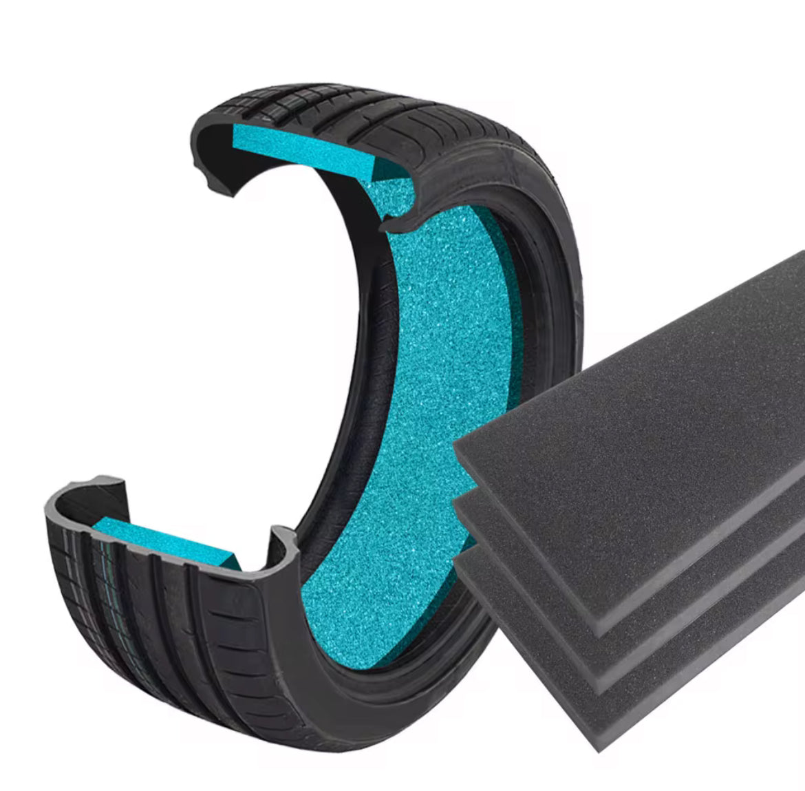 Echo-Less Tyre Silent Foam set of 4