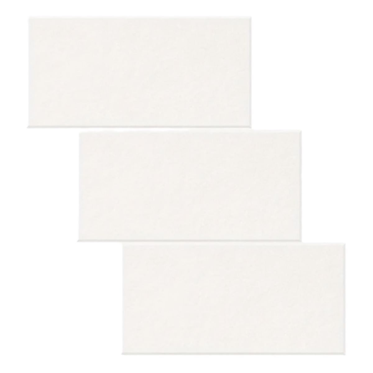 Acoustic Panels 60*30cm Rigid Fiber White 3 pack