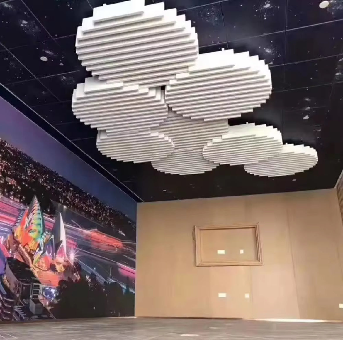 Acoustic Ceiling Baffle Grids
