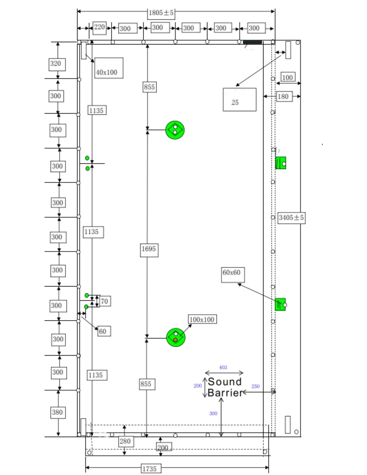 Echo-Less Construction Sound Barrier Tarp – 1.8m x 3.4m