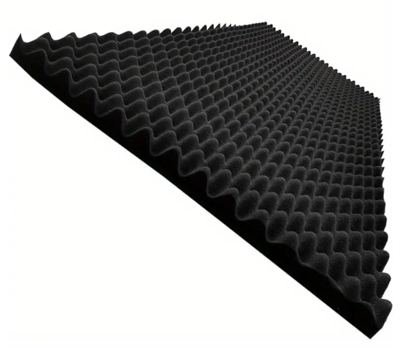 Echo-Less Acoustic Foam Self-Adhesive Sheet – 100x50x2.5cm